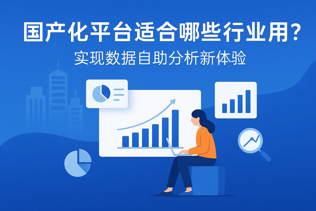 国产化平台适合哪些行业应用？实现数据自助分析新体验