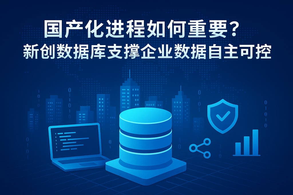 国产化进程为何重要？新创数据库支撑企业数据自主可控