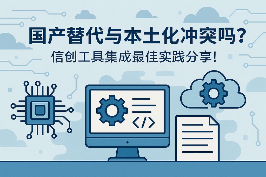 国产替代与本土化冲突吗？信创工具集成最佳实践分享！