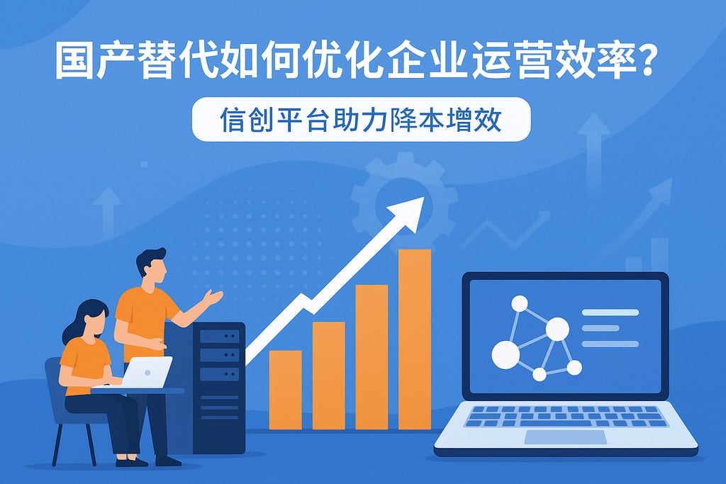国产替代如何优化企业运营效率？信创平台助力降本增效