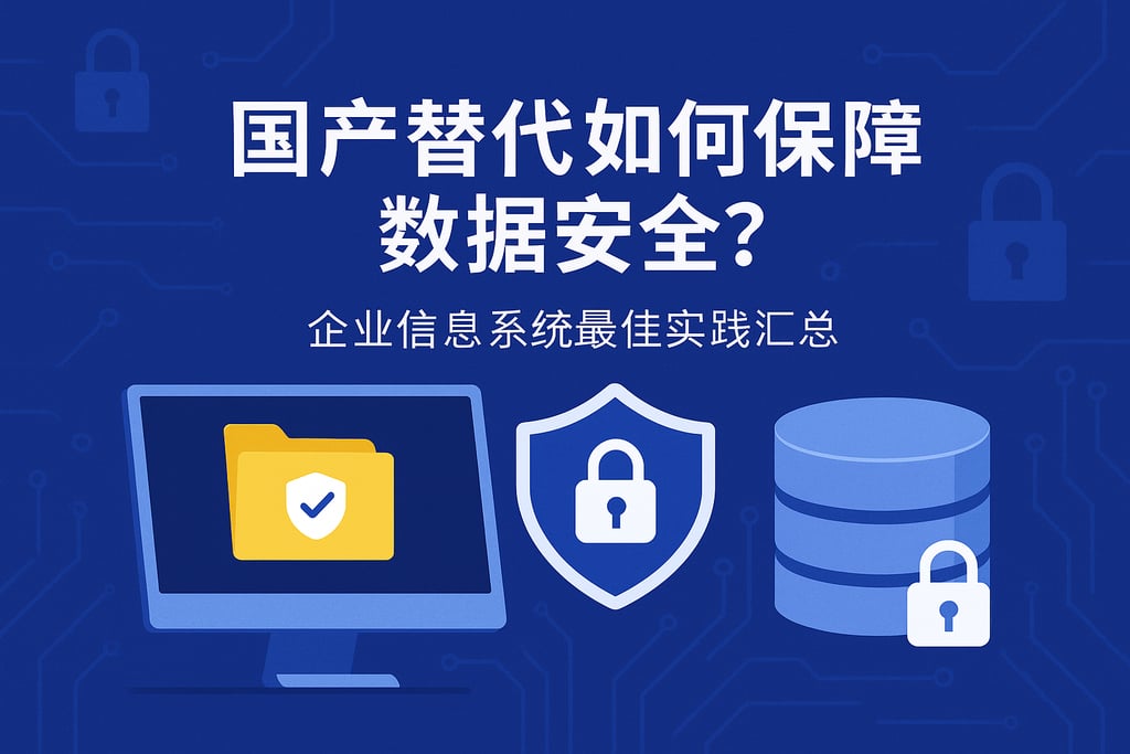 国产替代如何保障数据安全？企业信息系统最佳实践汇总