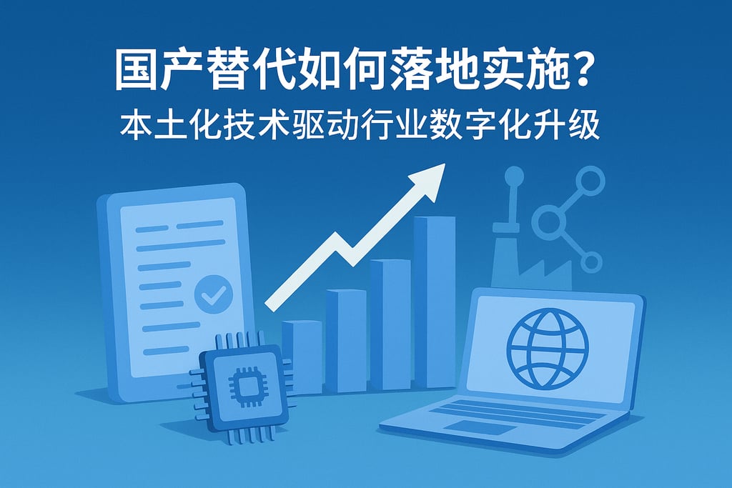 国产替代如何落地实施？本土化技术驱动行业数字化升级