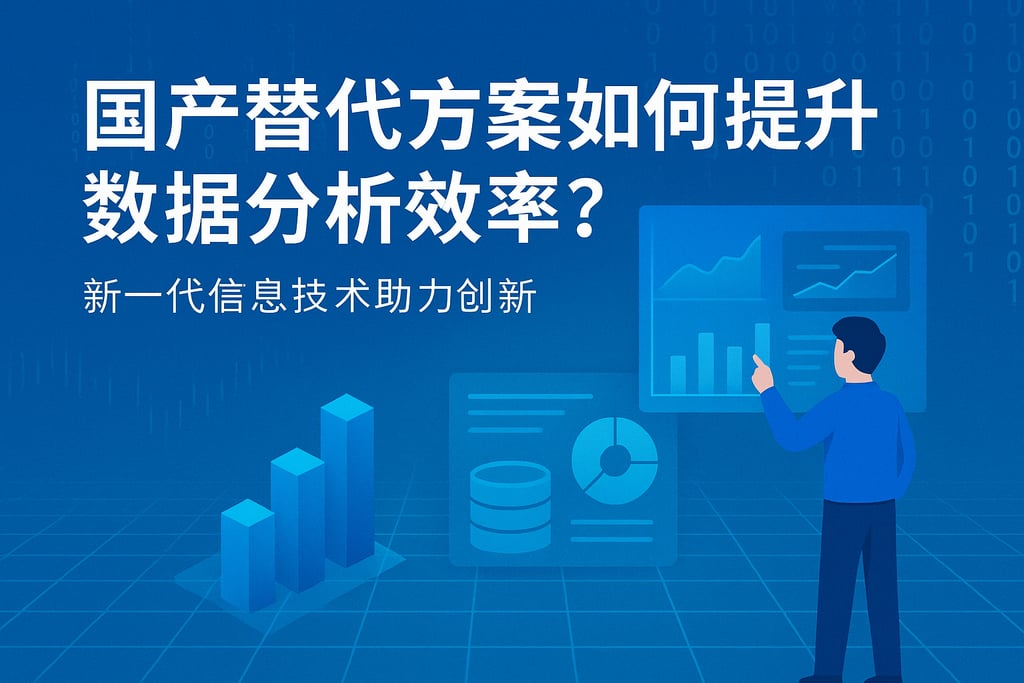 国产替代方案如何提升数据分析效率？新一代信息技术助力创新