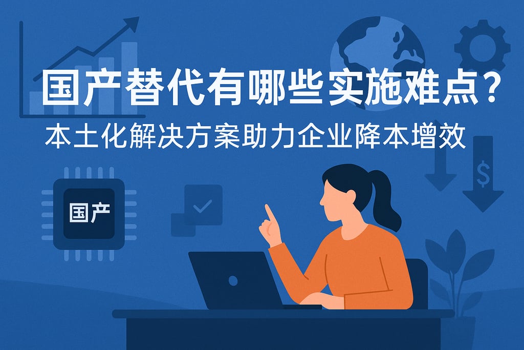 国产替代有哪些实施难点？本土化解决方案助力企业降本增效