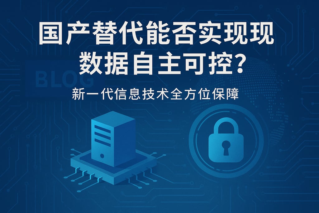 国产替代能否实现数据自主可控？新一代信息技术全方位保障