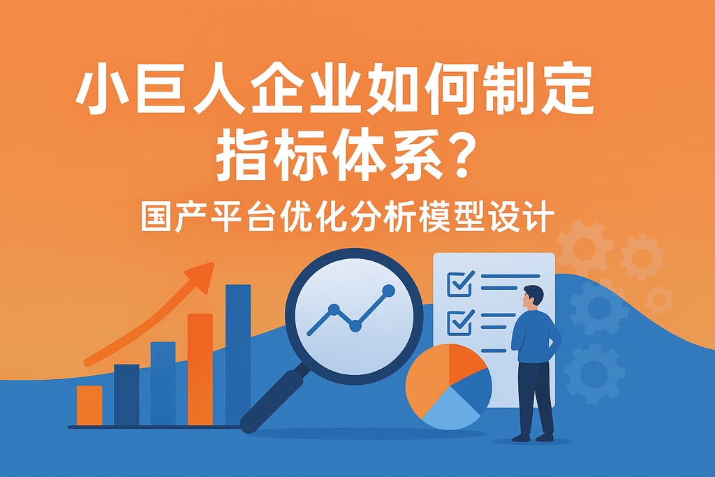 小巨人企业如何制定指标体系？国产平台优化分析模型设计