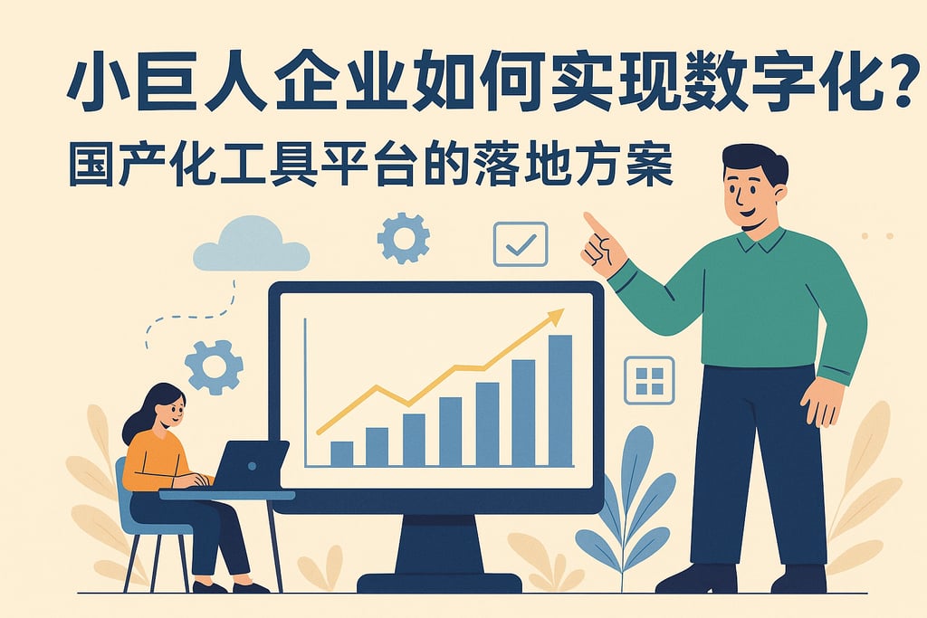 小巨人企业如何实现数字化？国产化工具平台的落地方案