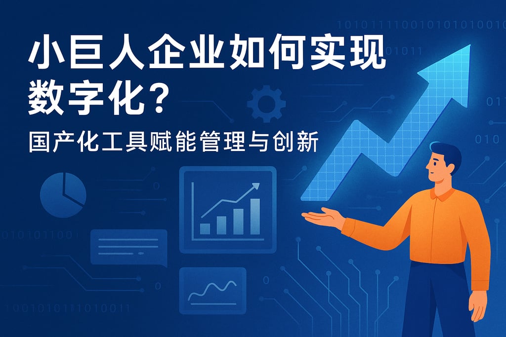 小巨人企业如何实现数字化？国产化工具赋能管理与创新