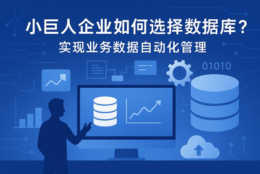小巨人企业如何选择数据库？实现业务数据自动化管理