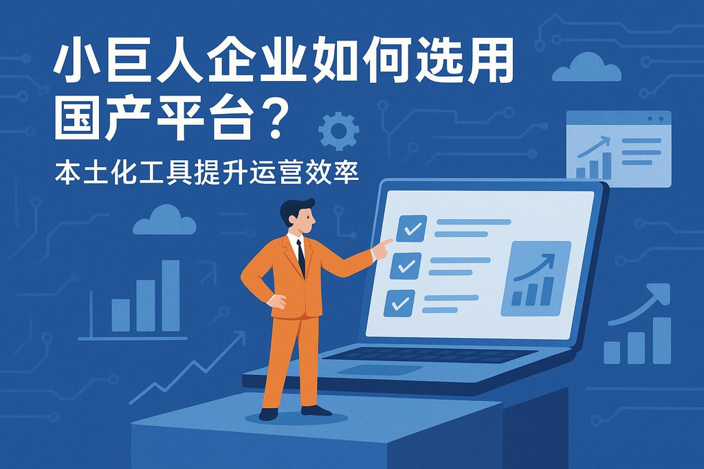 小巨人企业如何选用国产平台？本土化工具提升运营效率