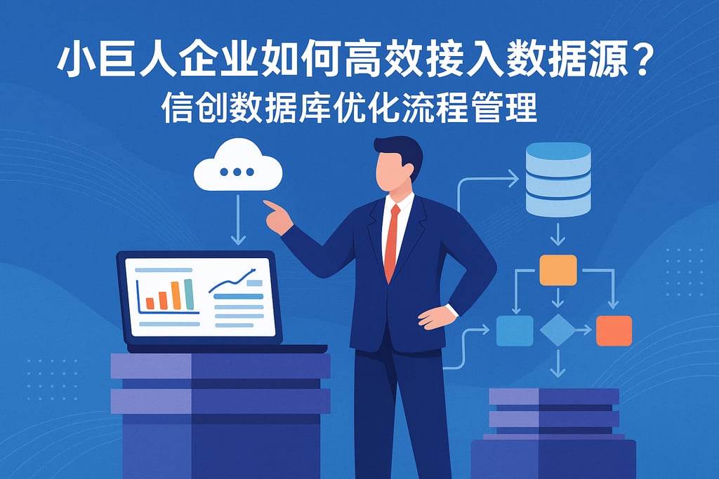 小巨人企业如何高效接入数据源？信创数据库优化流程管理