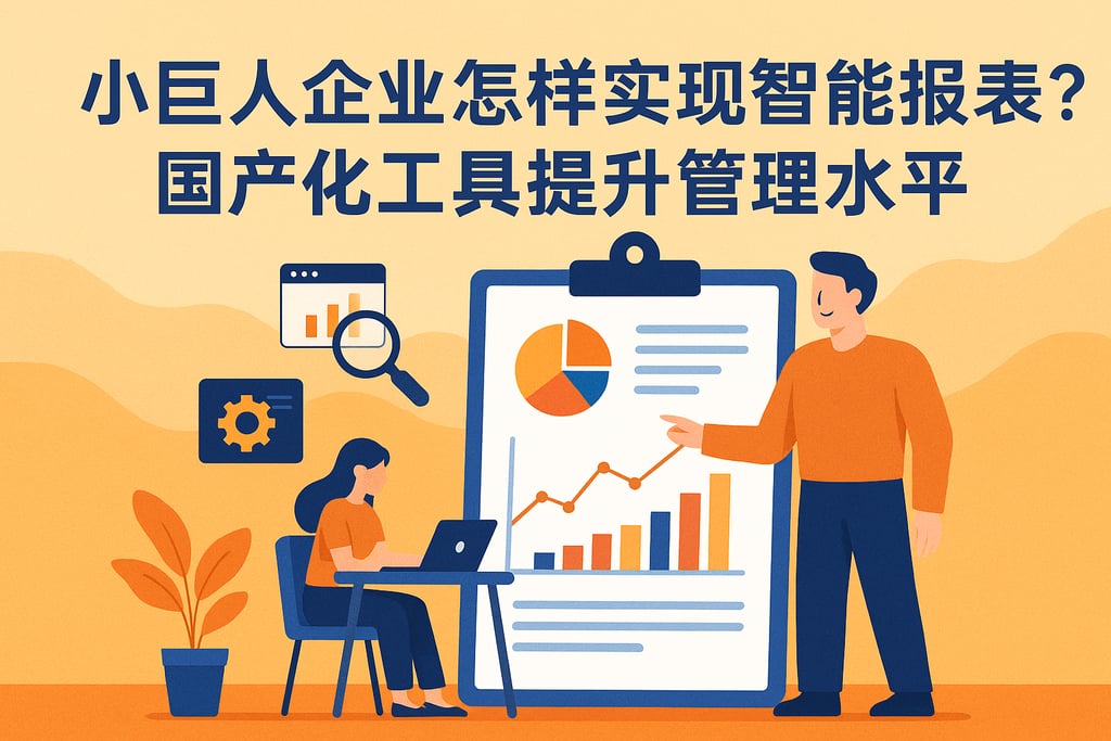 小巨人企业怎样实现智能报表？国产化工具提升管理水平