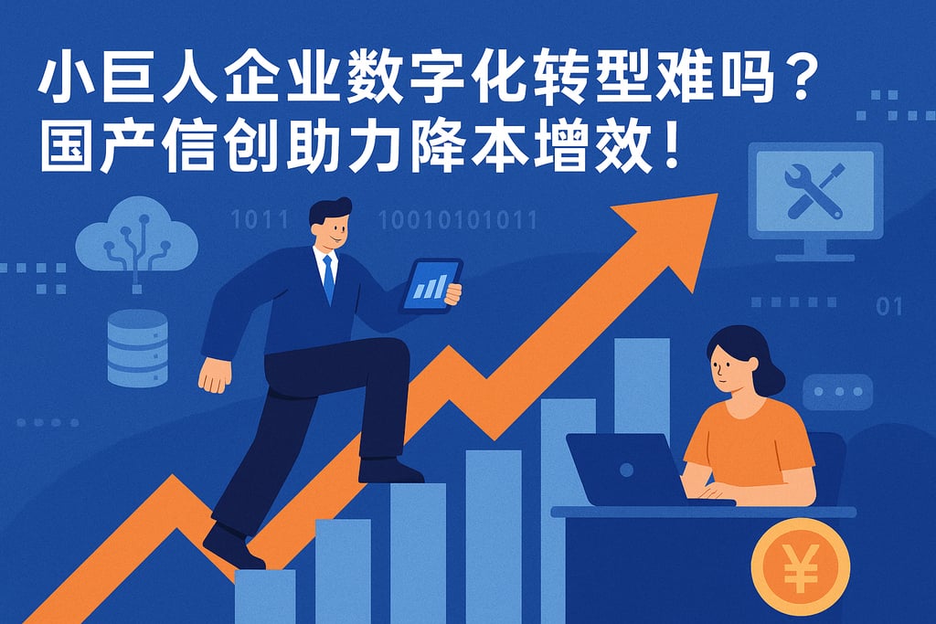 小巨人企业数字化转型难吗？国产信创助力降本增效！