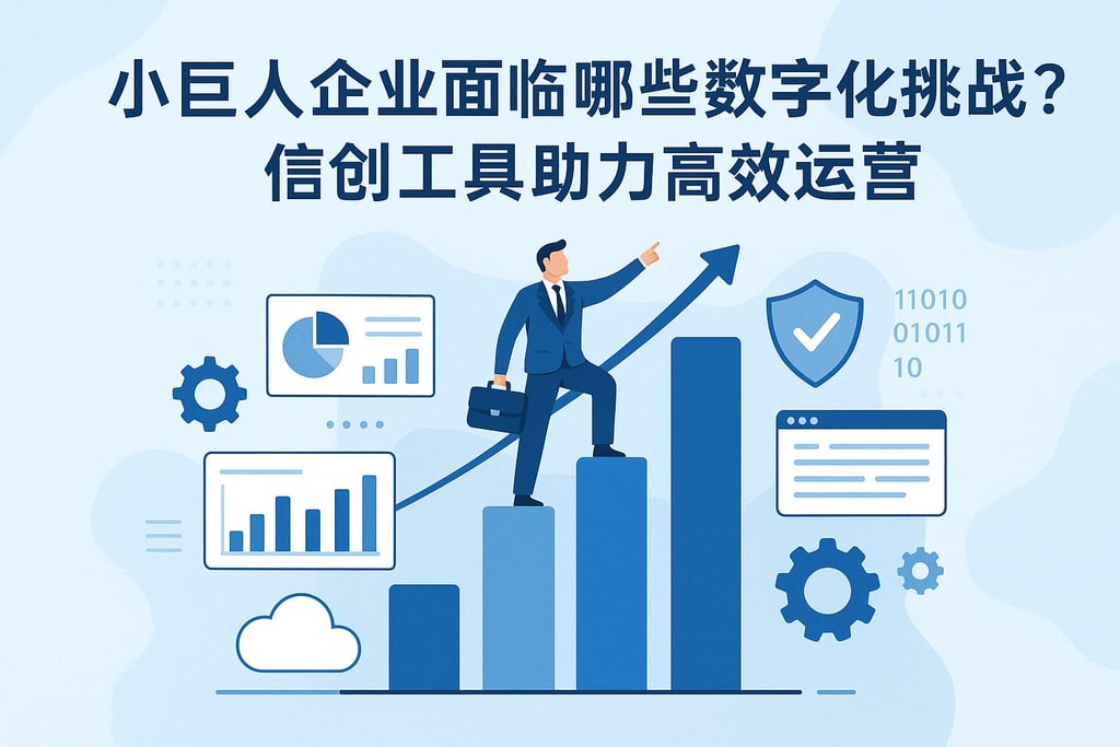 小巨人企业面临哪些数字化挑战？信创工具助力高效运营