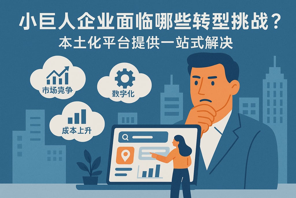 小巨人企业面临哪些转型挑战？本土化平台提供一站式解决