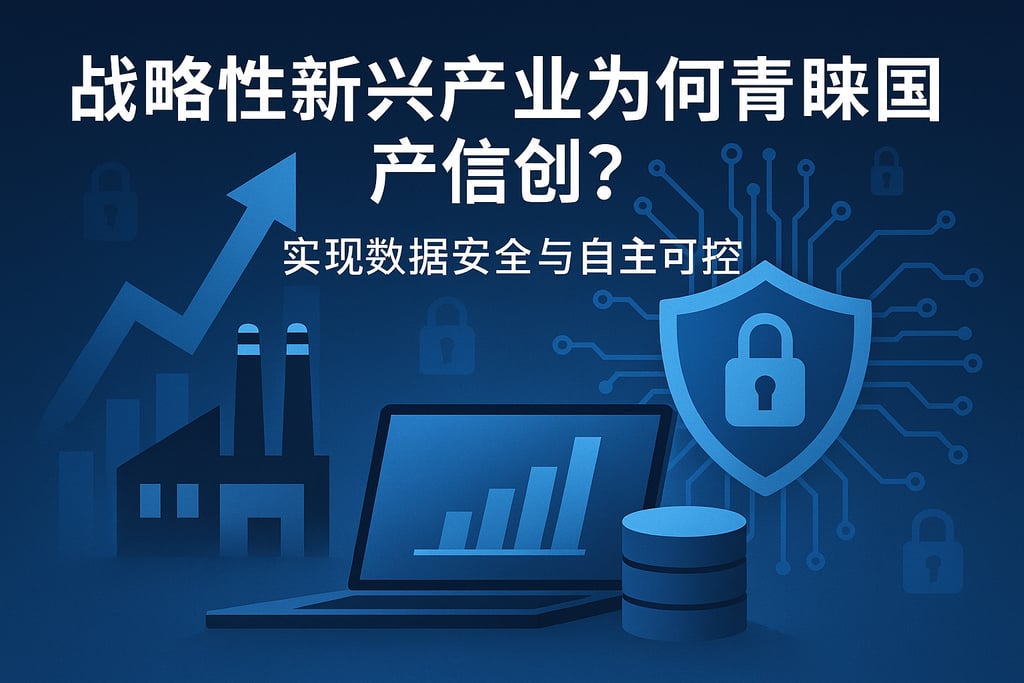 战略性新兴产业为何青睐国产信创？实现数据安全与自主可控