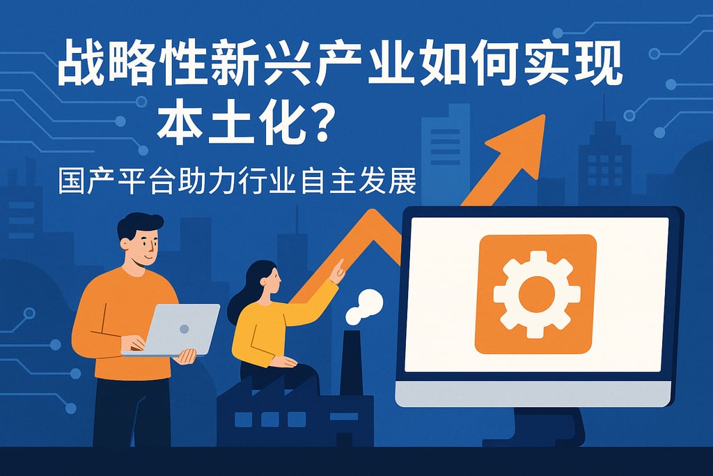 战略性新兴产业如何实现本土化？国产平台助力行业自主发展