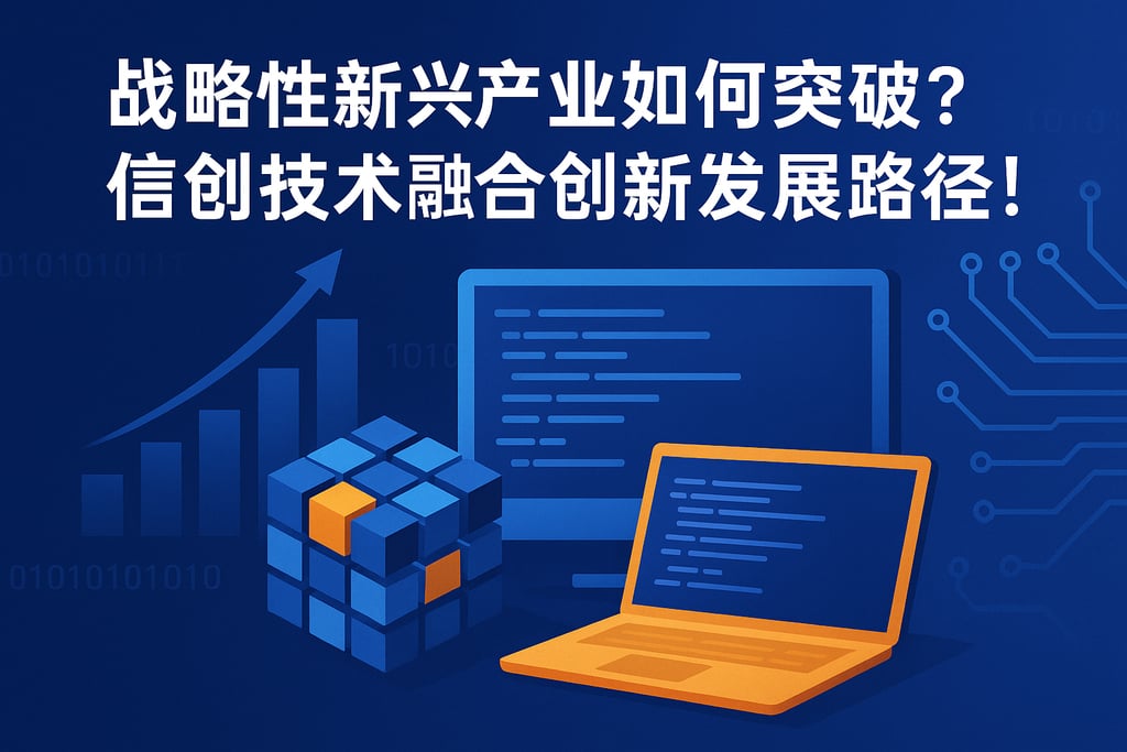 战略性新兴产业如何突破？信创技术融合创新发展路径！