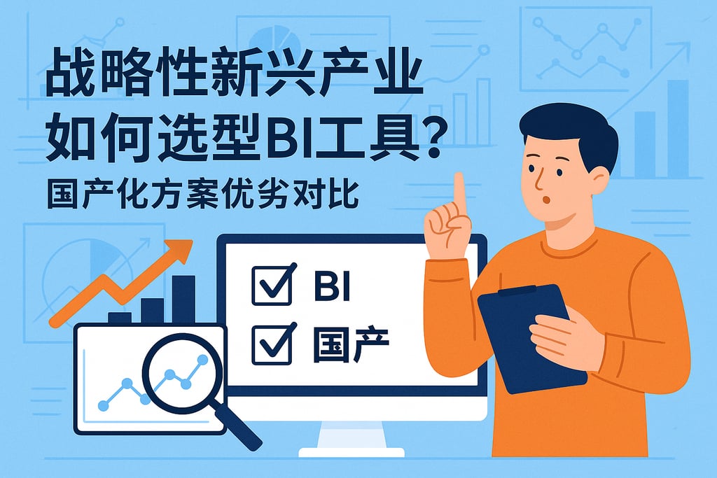 战略性新兴产业如何选型BI工具？国产化方案优劣对比