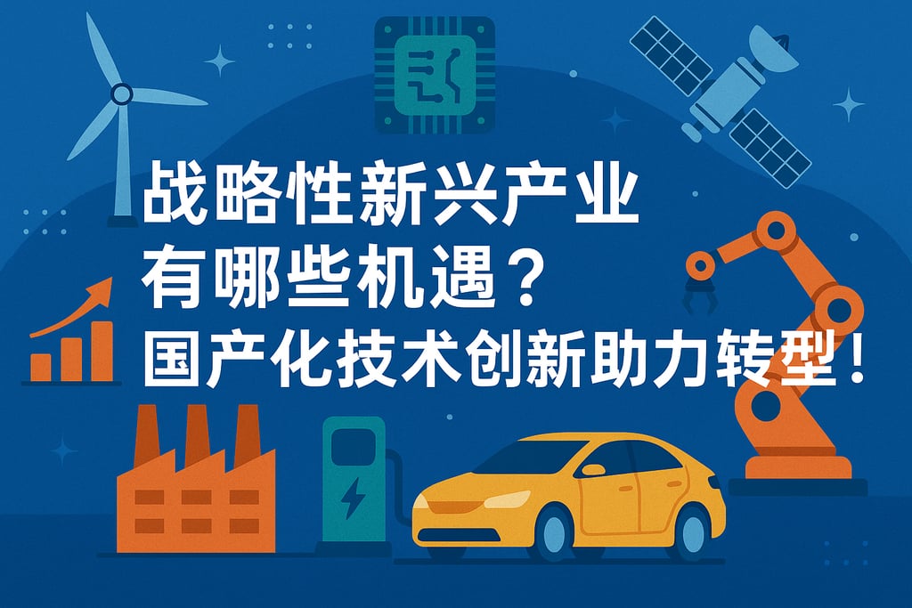 战略性新兴产业有哪些机遇？国产化技术创新助力转型！