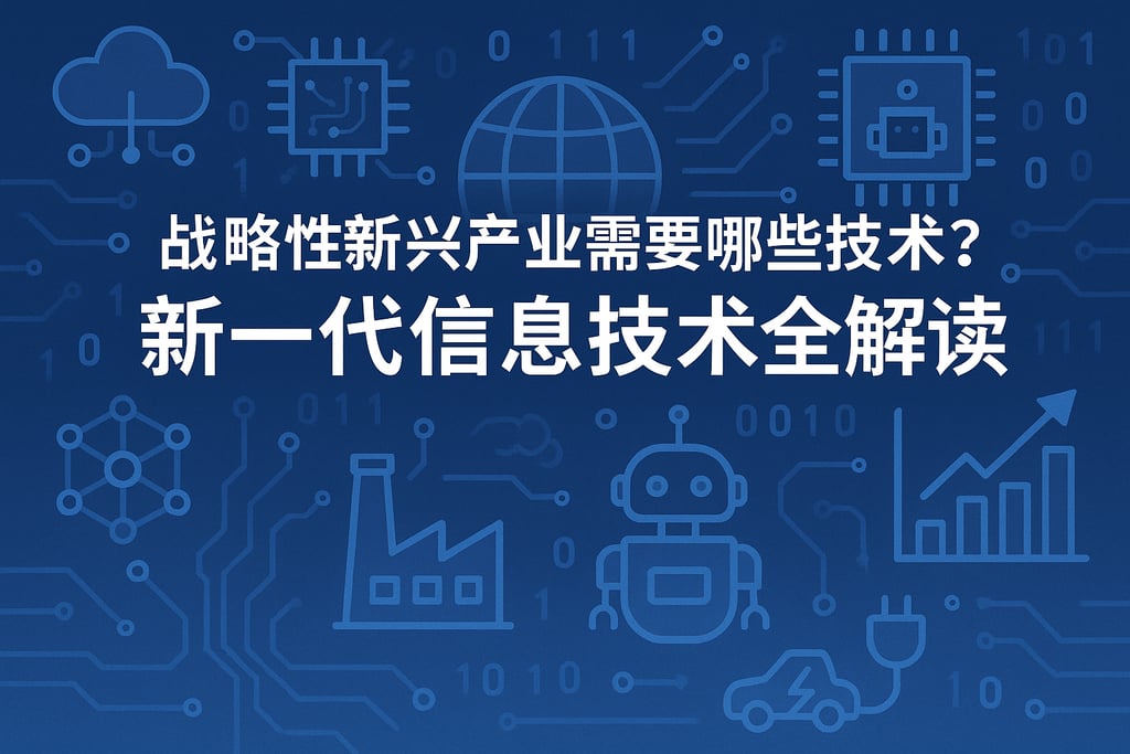 战略性新兴产业需要哪些技术？新一代信息技术全解读