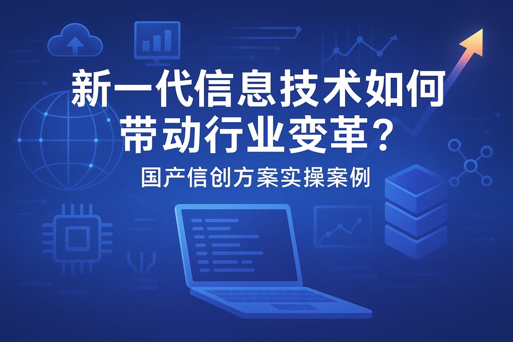 新一代信息技术如何带动行业变革？国产信创方案实操案例