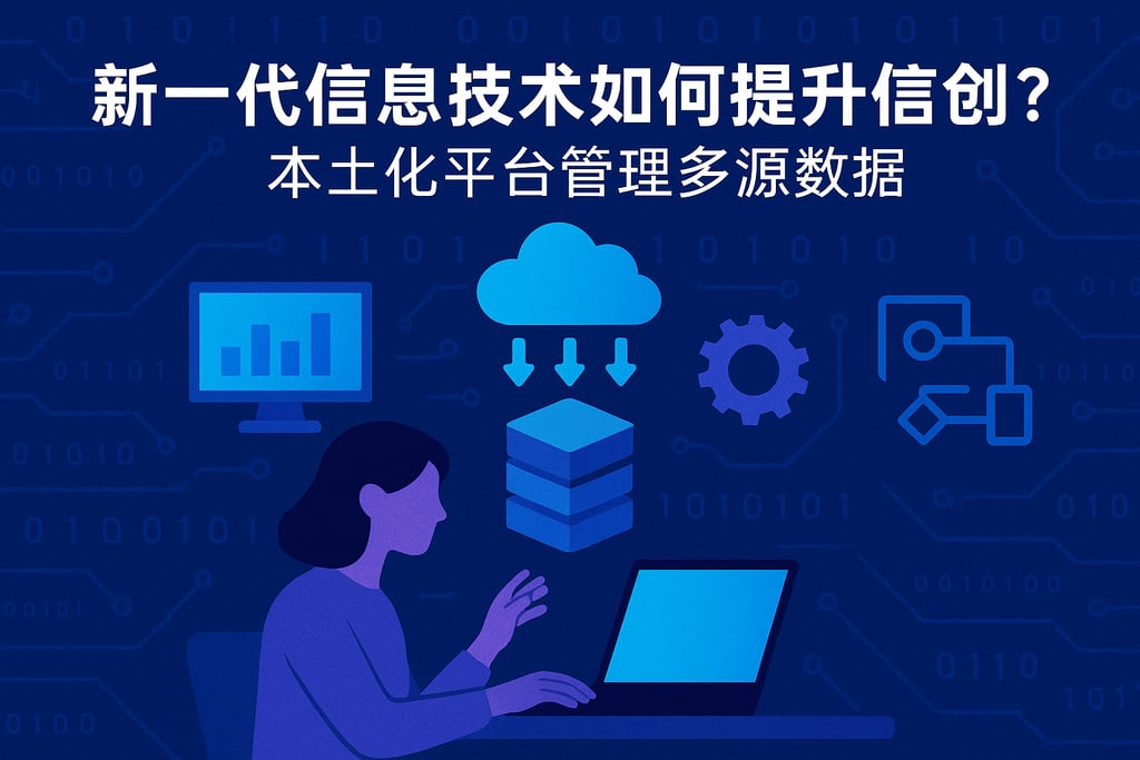 新一代信息技术如何提升国产信创？本土化平台管理多源数据