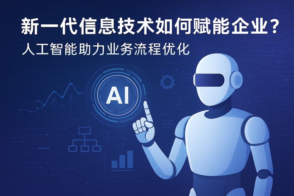 新一代信息技术如何赋能企业？人工智能助力业务流程优化
