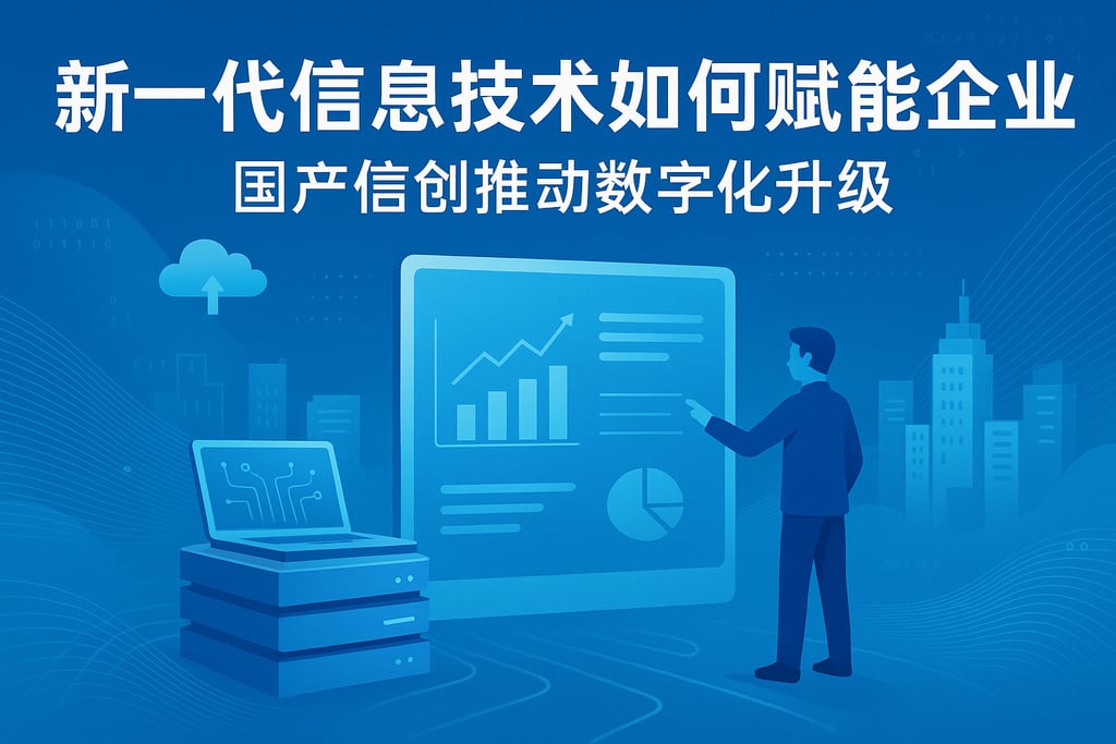 新一代信息技术如何赋能企业？国产信创推动数字化升级