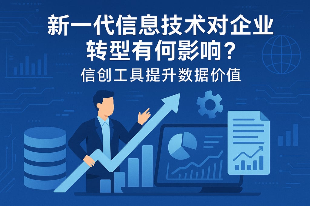 新一代信息技术对企业转型有何影响？信创工具提升数据价值