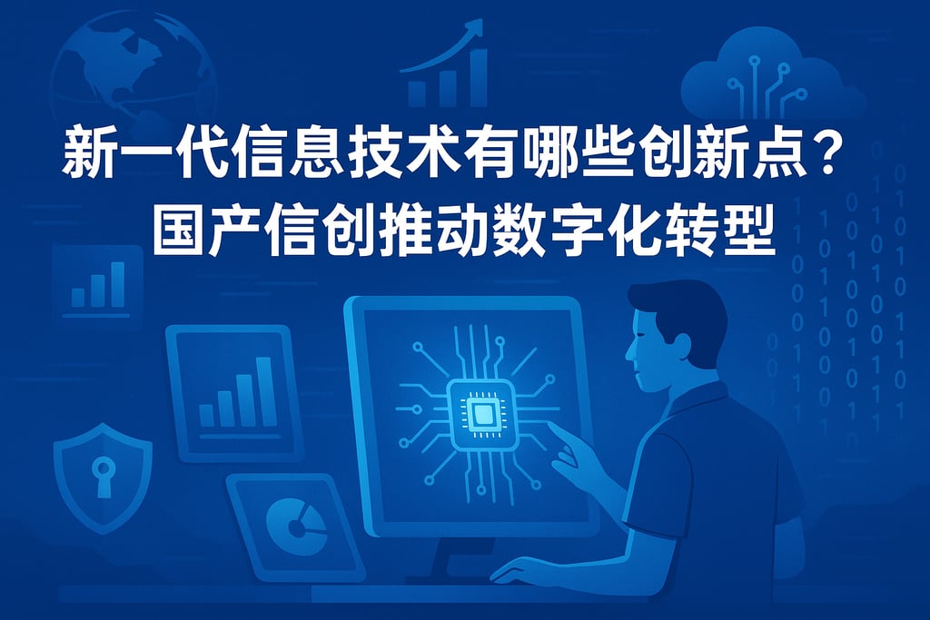 新一代信息技术有哪些创新点？国产信创推动数字化转型