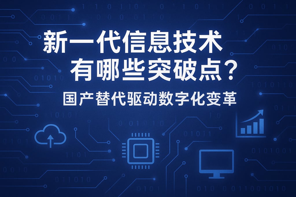 新一代信息技术有哪些突破点？国产替代驱动数字化变革
