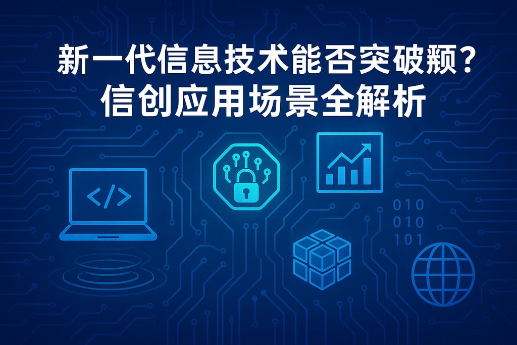 新一代信息技术能否突破瓶颈？信创应用场景全解析