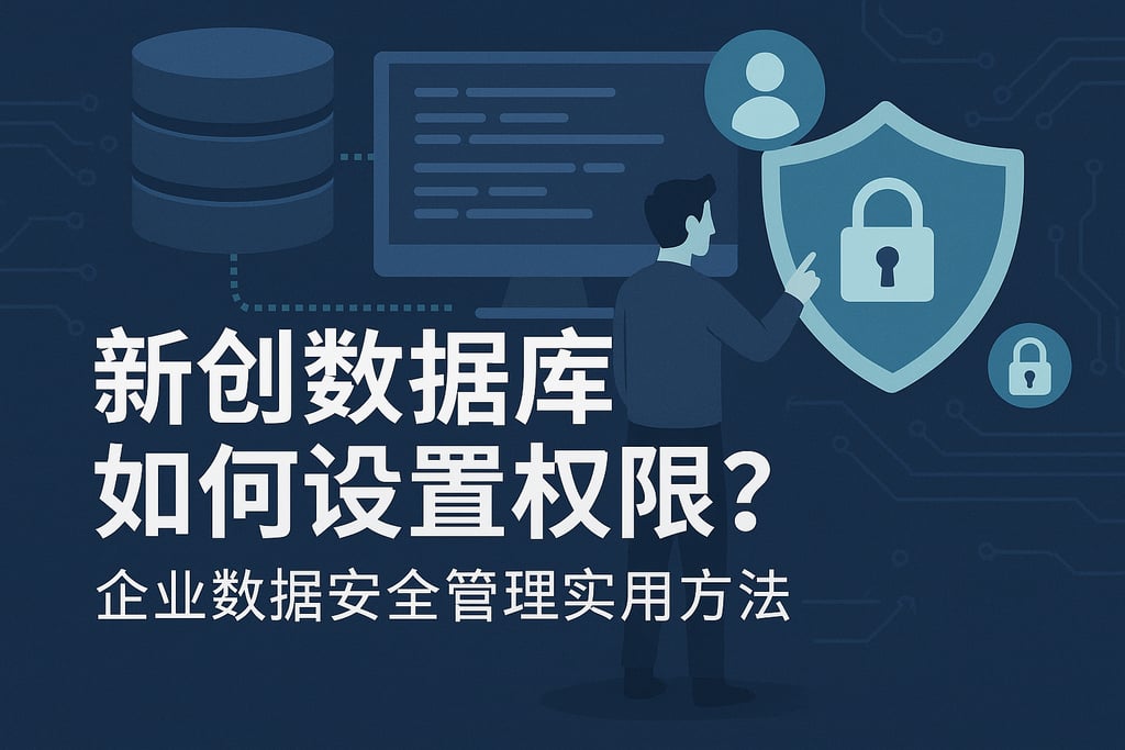 新创数据库如何设置权限？企业数据安全管理实用方法