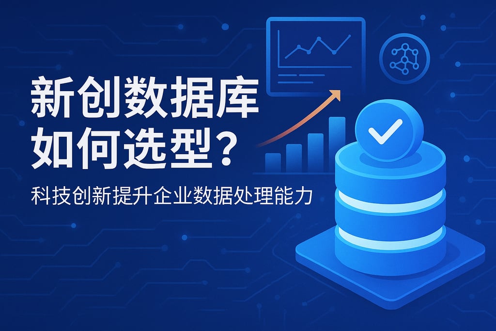 新创数据库如何选型？科技创新提升企业数据处理能力