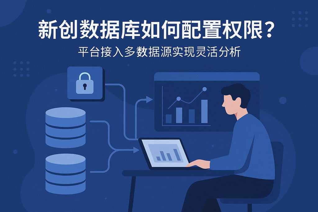 新创数据库如何配置权限？平台接入多数据源实现灵活分析