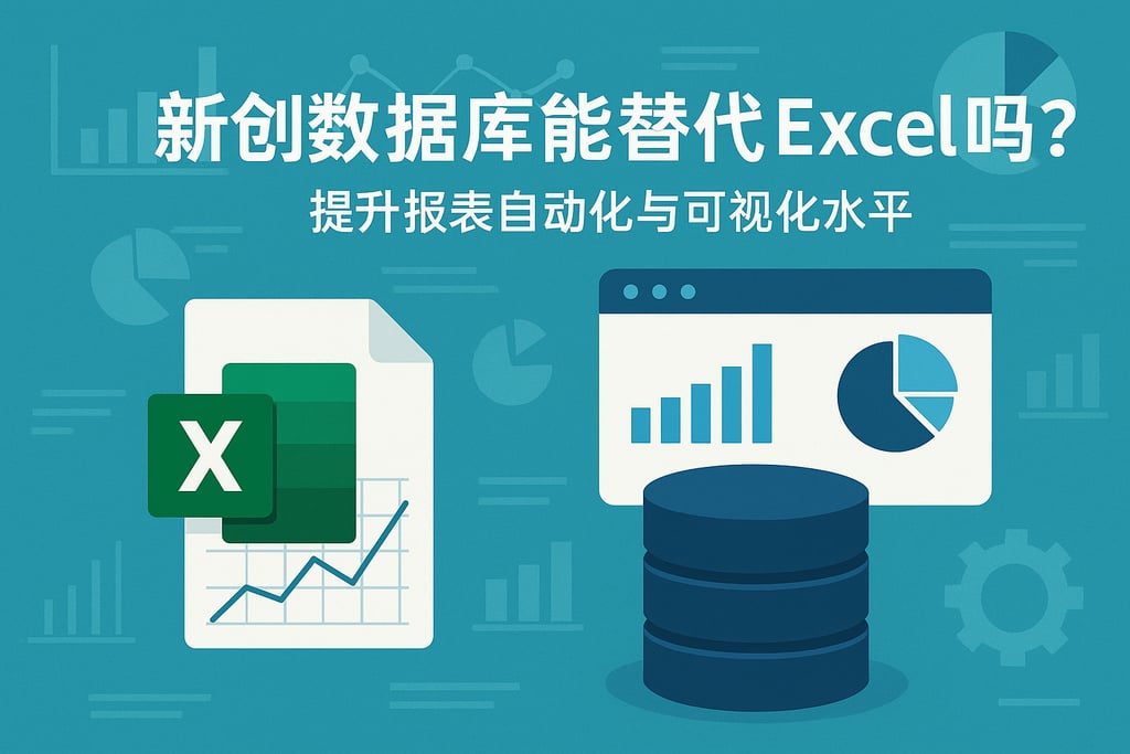 新创数据库能替代Excel吗？提升报表自动化与可视化水平