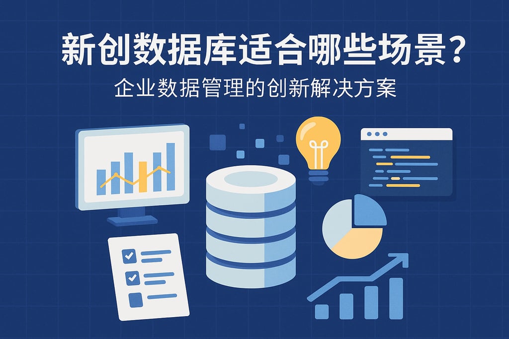 新创数据库适合哪些场景？企业数据管理的创新解决方案