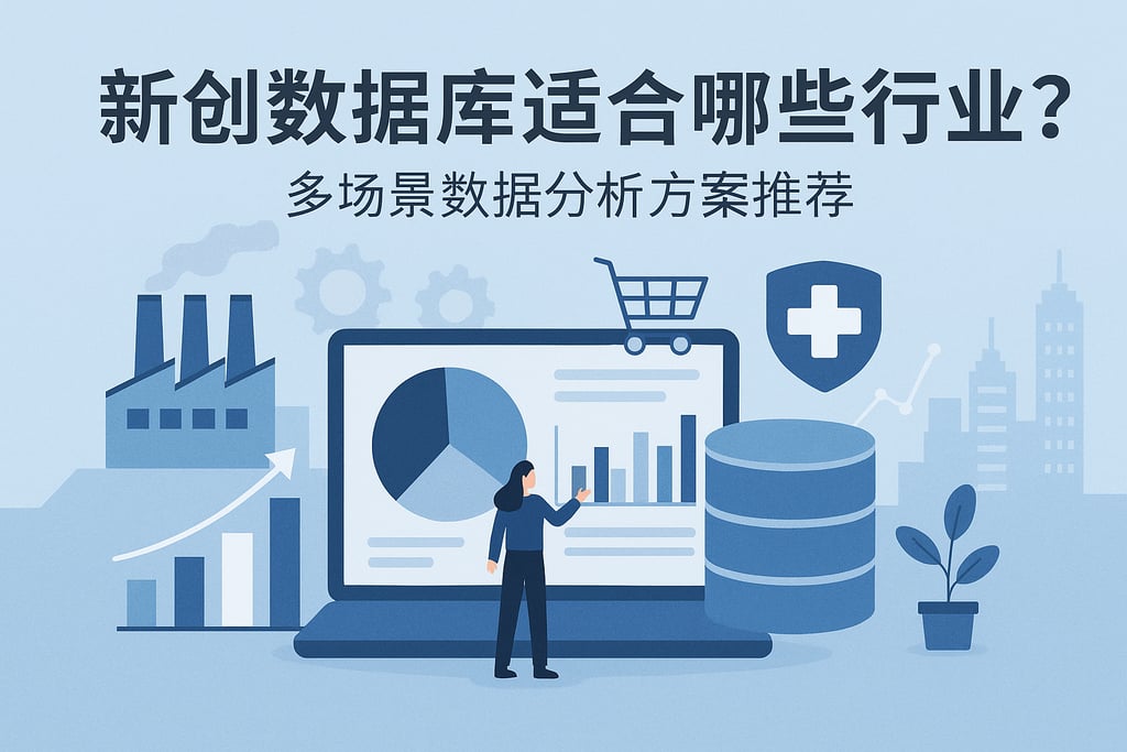 新创数据库适合哪些行业？多场景数据分析方案推荐