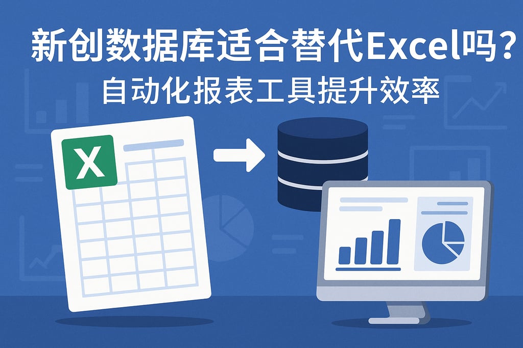 新创数据库适合替代Excel吗？自动化报表工具提升效率