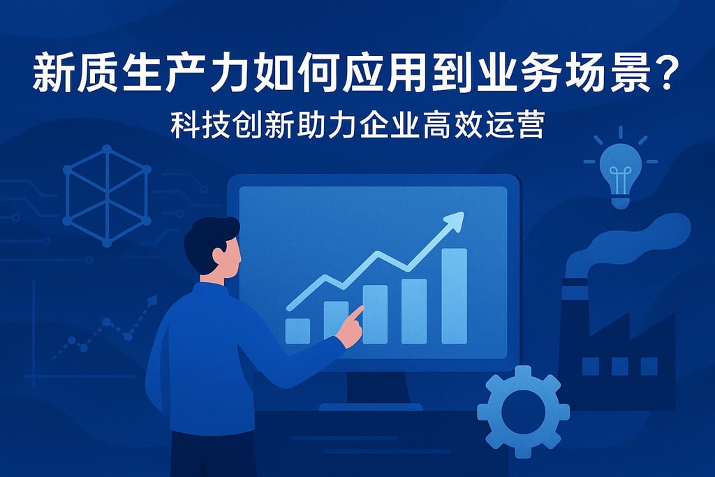 新质生产力如何应用到业务场景？科技创新助力企业高效运营