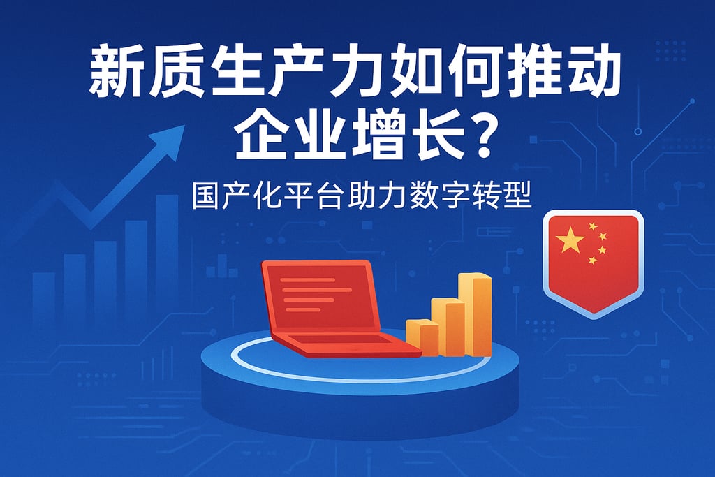 新质生产力如何推动企业增长？国产化平台助力数字转型