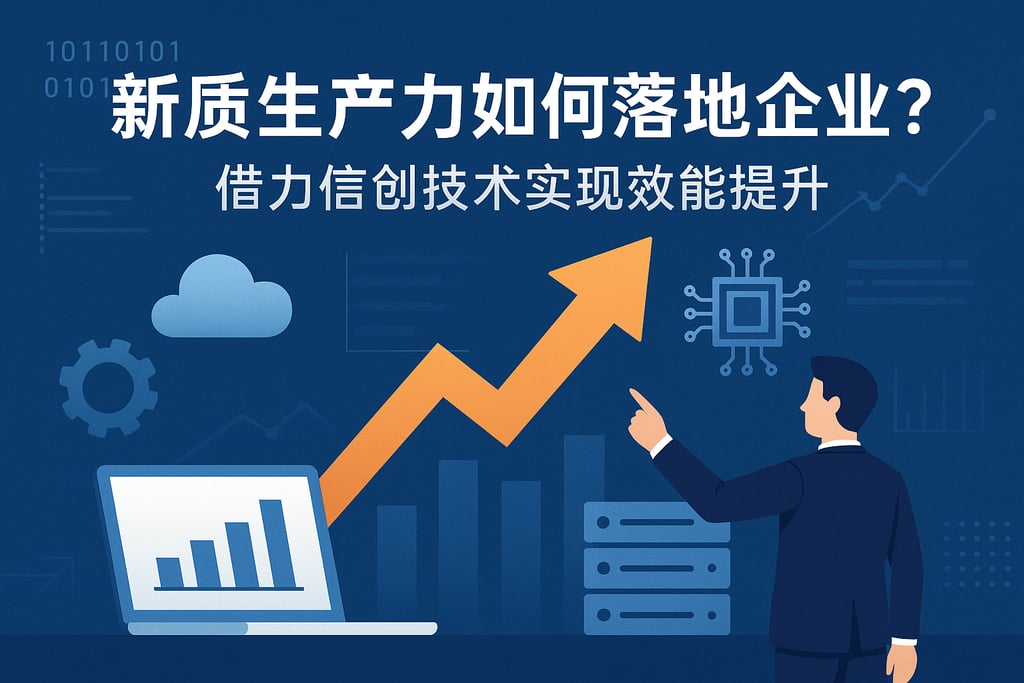 新质生产力如何落地企业？借力信创技术实现效能提升