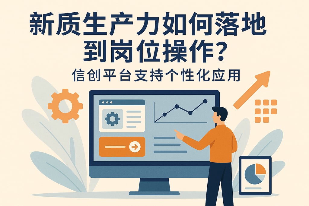 新质生产力如何落地到岗位操作？信创平台支持个性化应用