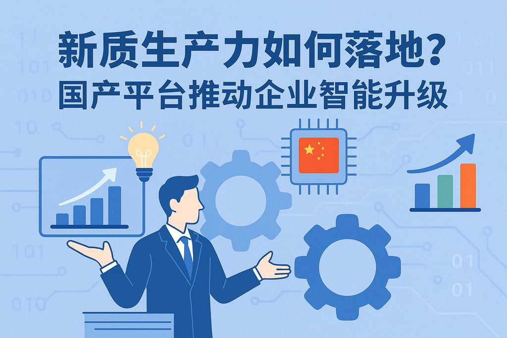 新质生产力如何落地？国产平台推动企业智能升级