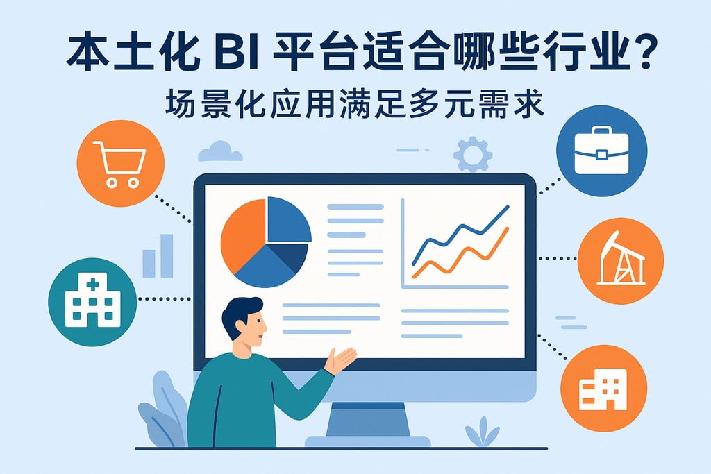 本土化BI平台适合哪些行业？场景化应用满足多元需求