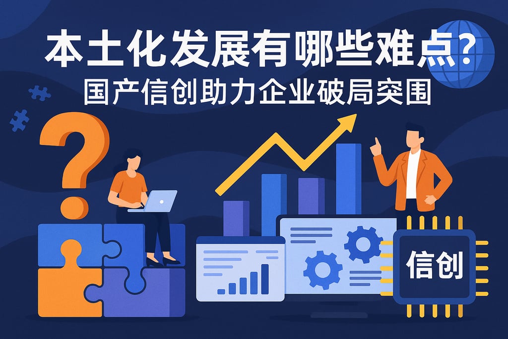 本土化发展有哪些难点？国产信创助力企业破局突围