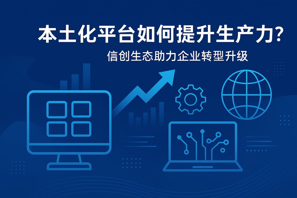 本土化平台如何提升生产力？信创生态助力企业转型升级