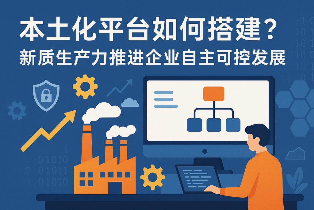 本土化平台如何搭建？新质生产力推进企业自主可控发展