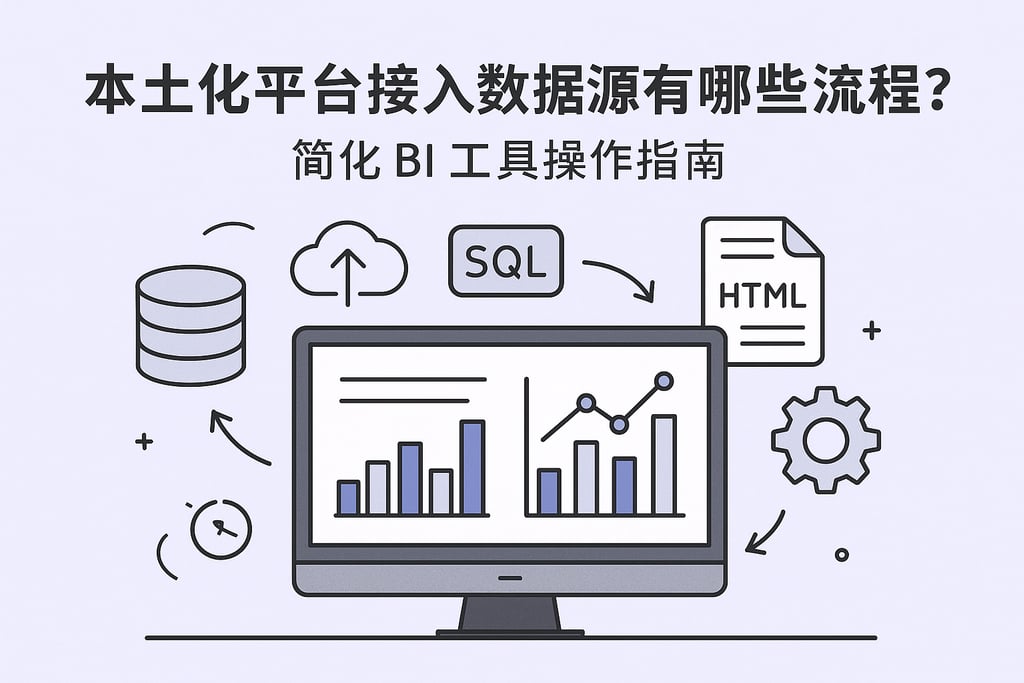 本土化平台接入数据源有哪些流程？简化BI工具操作指南